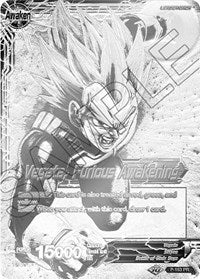 Vegeta // Vegeta, Furious Awakening (Championship Final 2019) (SIlver Metal Foil) (P-163) [Tournament Promotion Cards] | Tables and Towers