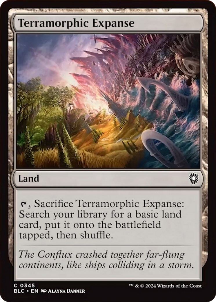 Terramorphic Expanse [Bloomburrow Commander] | Tables and Towers