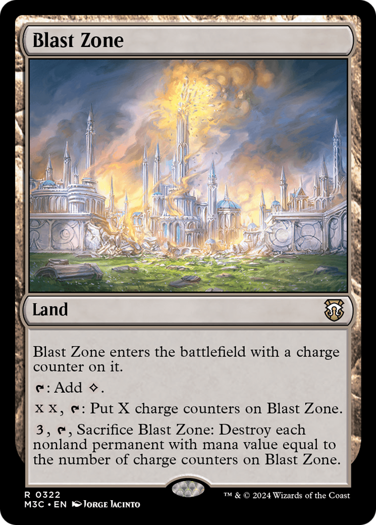 Blast Zone (Ripple Foil) [Modern Horizons 3 Commander] | Tables and Towers