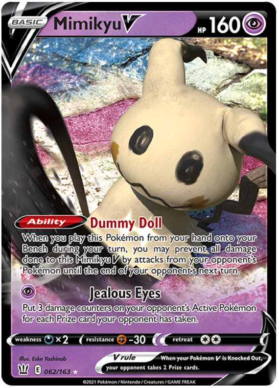 Mimikyu V (062/163) [Sword & Shield: Battle Styles] | Tables and Towers