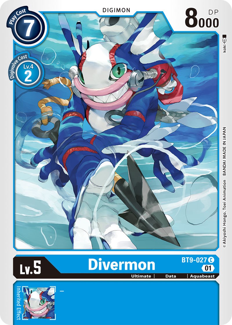 Divermon [BT9-027] [X Record] | Tables and Towers