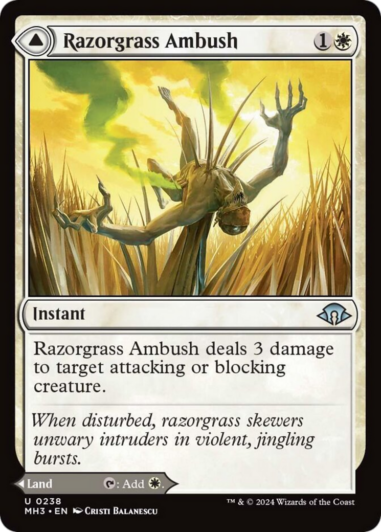 Razorgrass Ambush // Razorgrass Field [Modern Horizons 3] | Tables and Towers