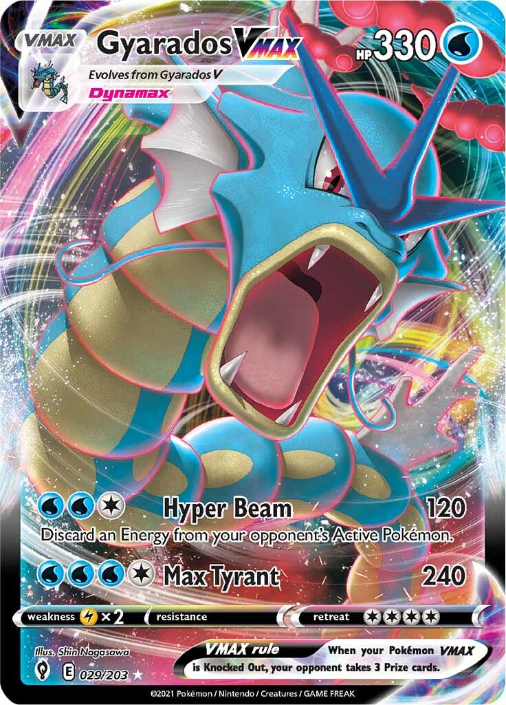 Gyarados VMAX (029/203) [Sword & Shield: Evolving Skies] | Tables and Towers