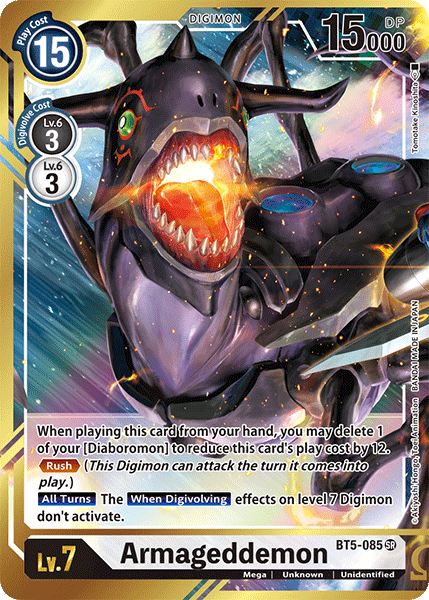 Armageddemon [BT5-085] (Alternate Art) [Battle of Omni] | Tables and Towers