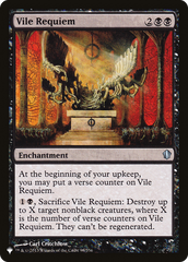 Vile Requiem [The List] | Tables and Towers