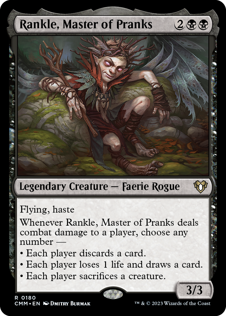 Rankle, Master of Pranks [Commander Masters] | Tables and Towers