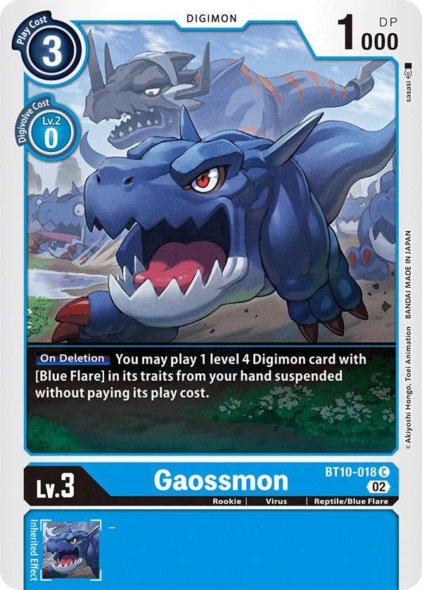 Gaossmon [BT10-018] [Xros Encounter] | Tables and Towers