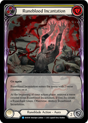 Runeblood Incantation (Yellow) [EVR108] (Everfest)  1st Edition Extended Art Rainbow Foil | Tables and Towers