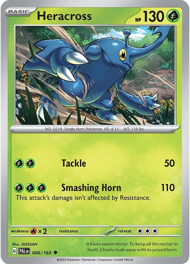 Heracross (006/193) [Scarlet & Violet: Paldea Evolved] | Tables and Towers