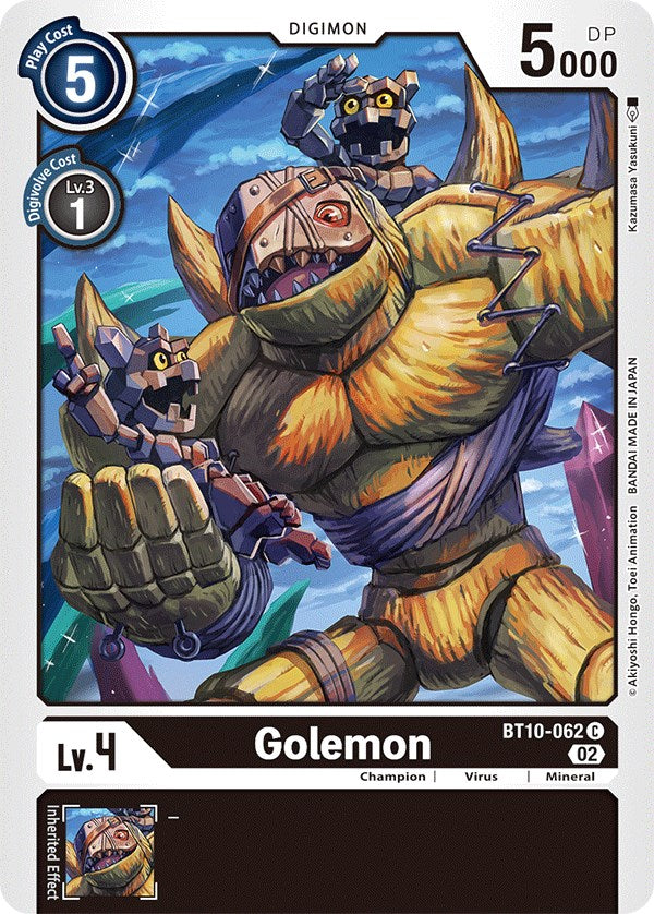 Golemon [BT10-062] [Xros Encounter] | Tables and Towers