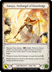 Invoke Suraya // Suraya, Archangel of Knowledge [DYN212] (Dynasty)  Rainbow Foil | Tables and Towers