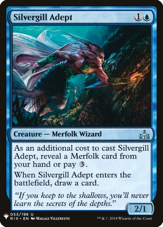 Silvergill Adept [Mystery Booster] | Tables and Towers