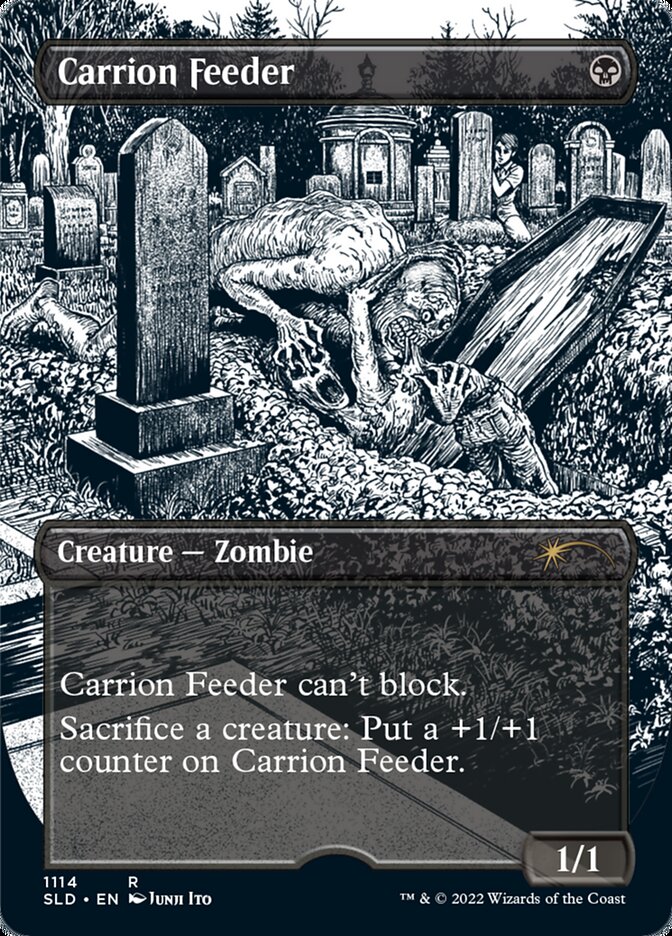 Carrion Feeder (Borderless Etched Foil) [Secret Lair Drop Series] | Tables and Towers