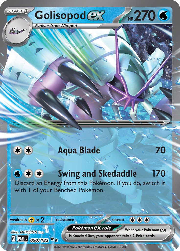 Golisopod ex (050/182) [Scarlet & Violet: Paradox Rift] | Tables and Towers