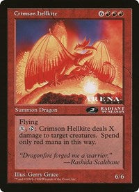 Crimson Hellkite (Oversized) [Oversize Cards] | Tables and Towers