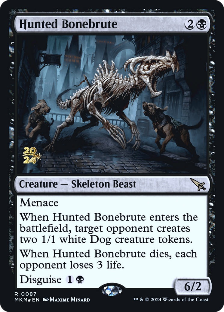 Hunted Bonebrute [Murders at Karlov Manor Prerelease Promos] | Tables and Towers