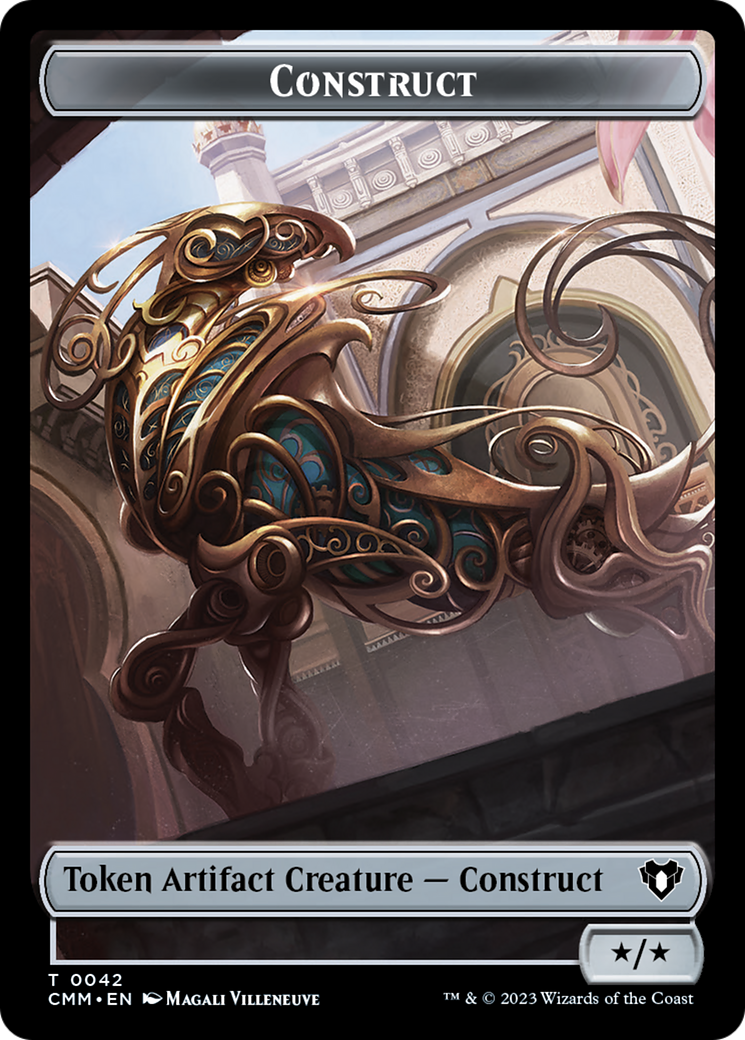 Eldrazi Spawn // Construct (0042) Double-Sided Token [Commander Masters Tokens] | Tables and Towers