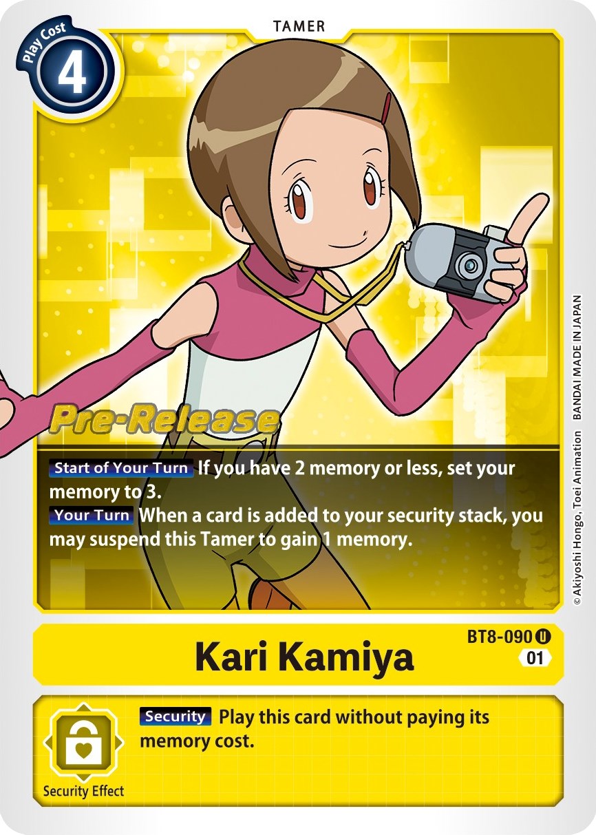 Kari Kamiya [BT8-090] [New Awakening Pre-Release Cards] | Tables and Towers