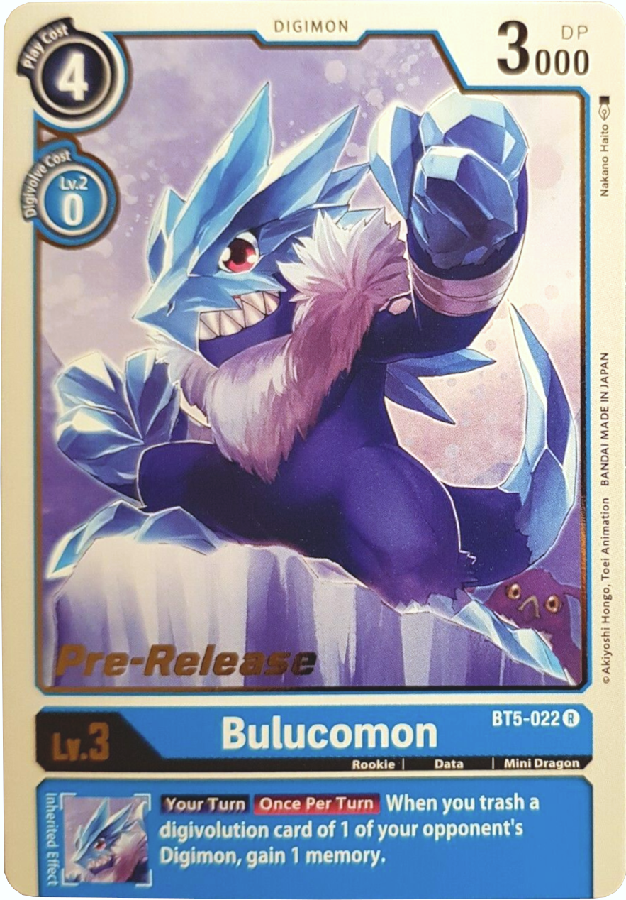 Bulucomon [BT5-022] [Battle of Omni Pre-Release Promos] | Tables and Towers