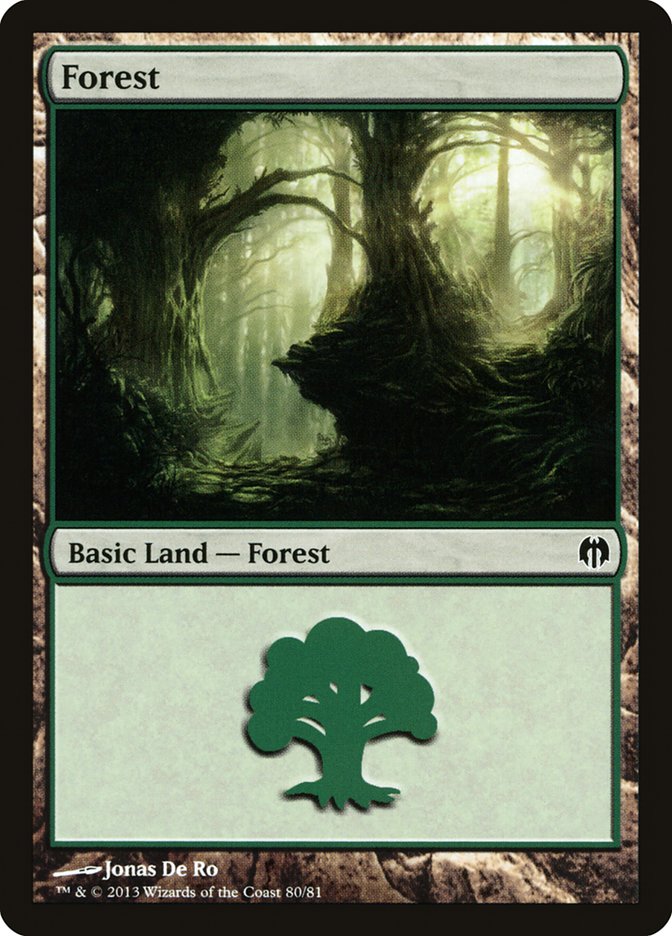 Forest (80) [Duel Decks: Heroes vs. Monsters] | Tables and Towers