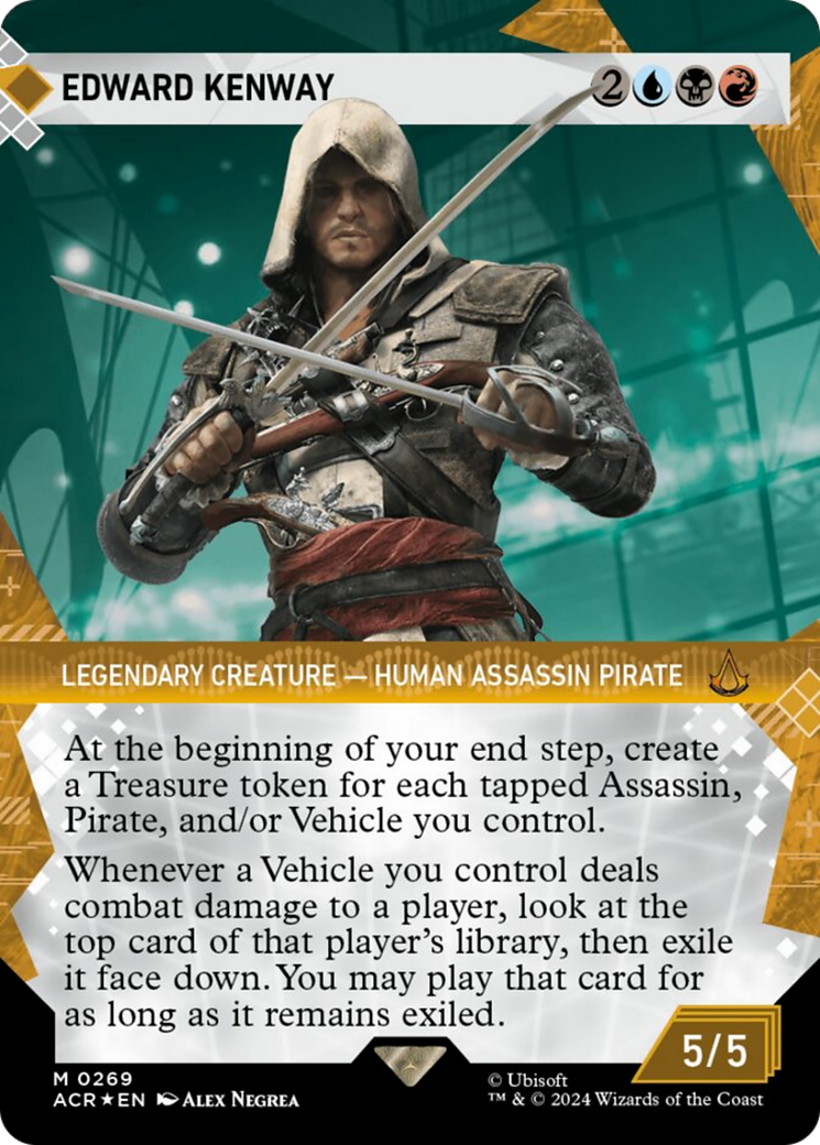 Edward Kenway (Showcase) (Textured Foil) [Assassin's Creed] | Tables and Towers