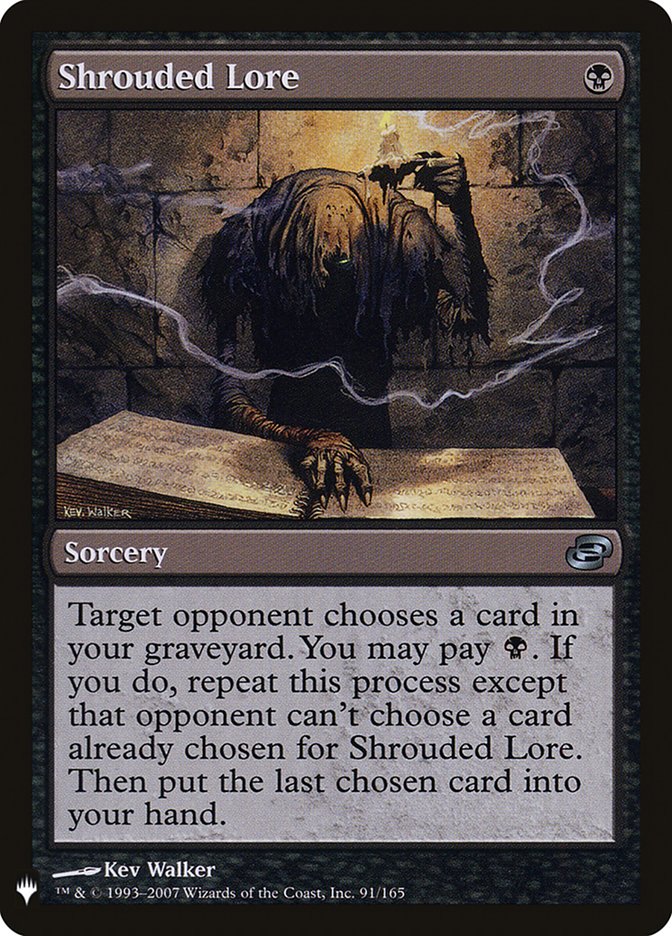 Shrouded Lore [Mystery Booster] | Tables and Towers