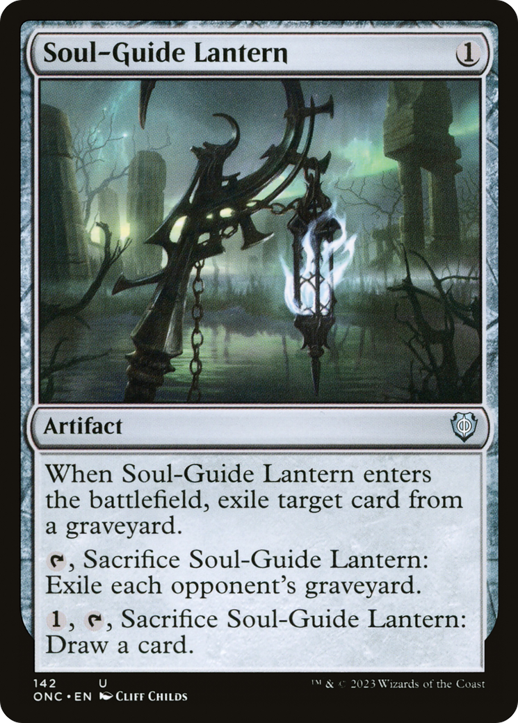 Soul-Guide Lantern [Phyrexia: All Will Be One Commander] | Tables and Towers