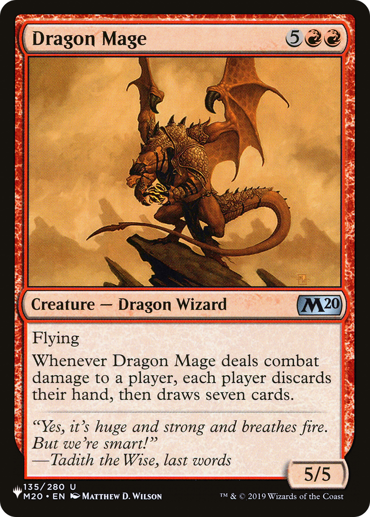 Dragon Mage [The List Reprints] | Tables and Towers