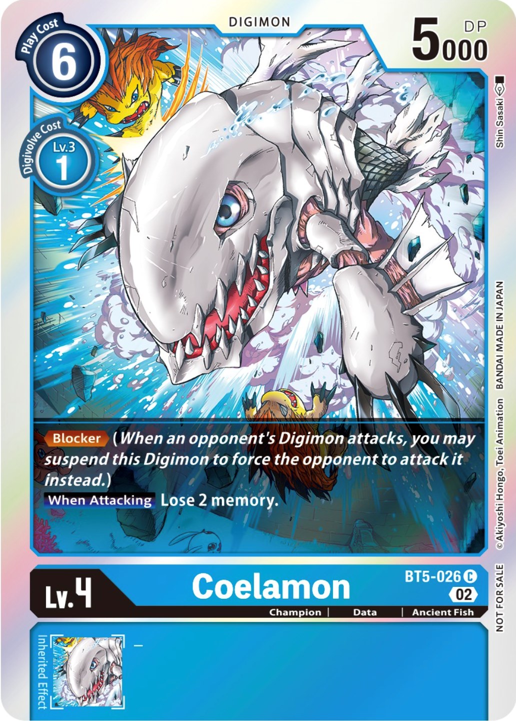 Coelamon [BT5-026] (Official Tournament Pack Vol. 7) [Battle of Omni Promos] | Tables and Towers