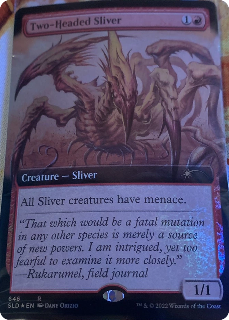 Two-Headed Sliver (Extended Art) [Secret Lair Drop Promos] | Tables and Towers