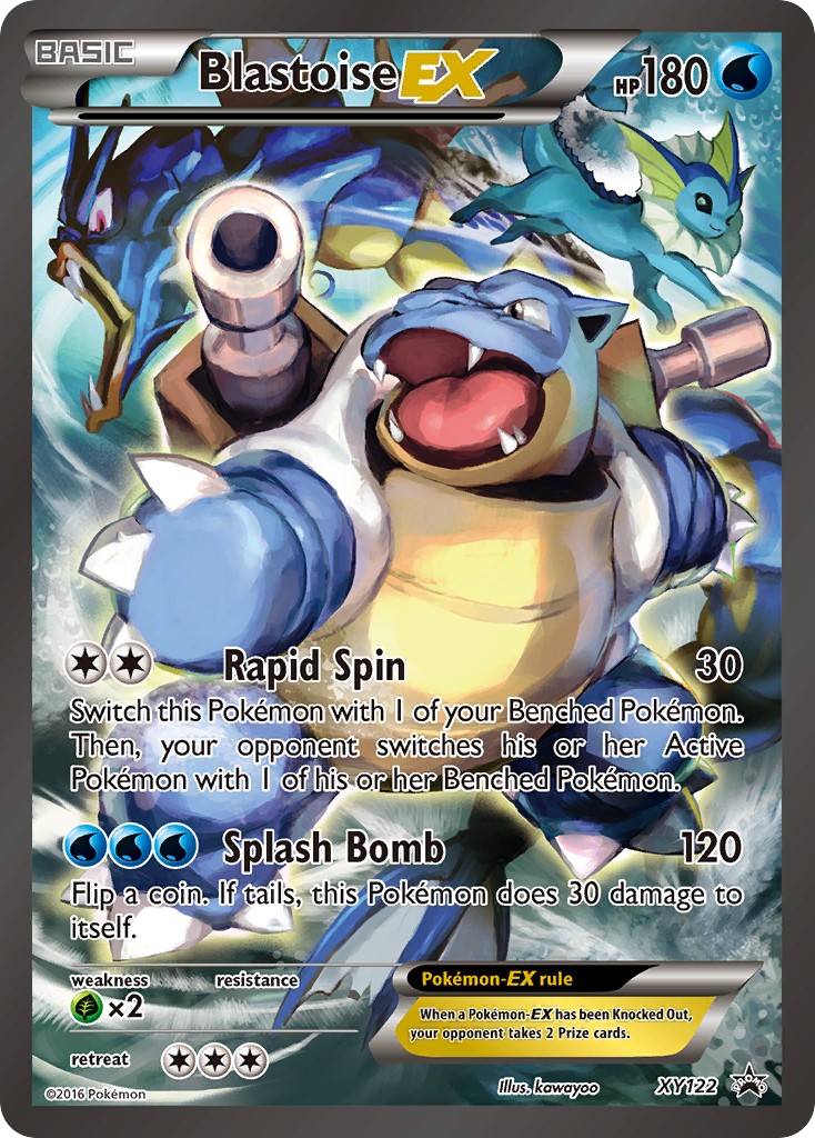 Blastoise EX (XY122) [XY: Black Star Promos] | Tables and Towers