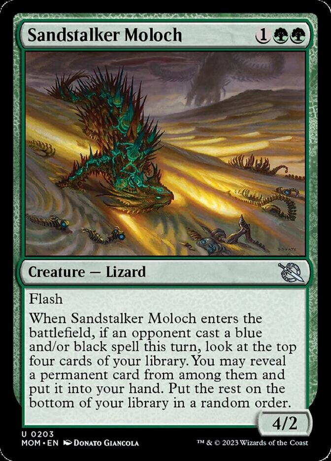 Sandstalker Moloch [March of the Machine] | Tables and Towers