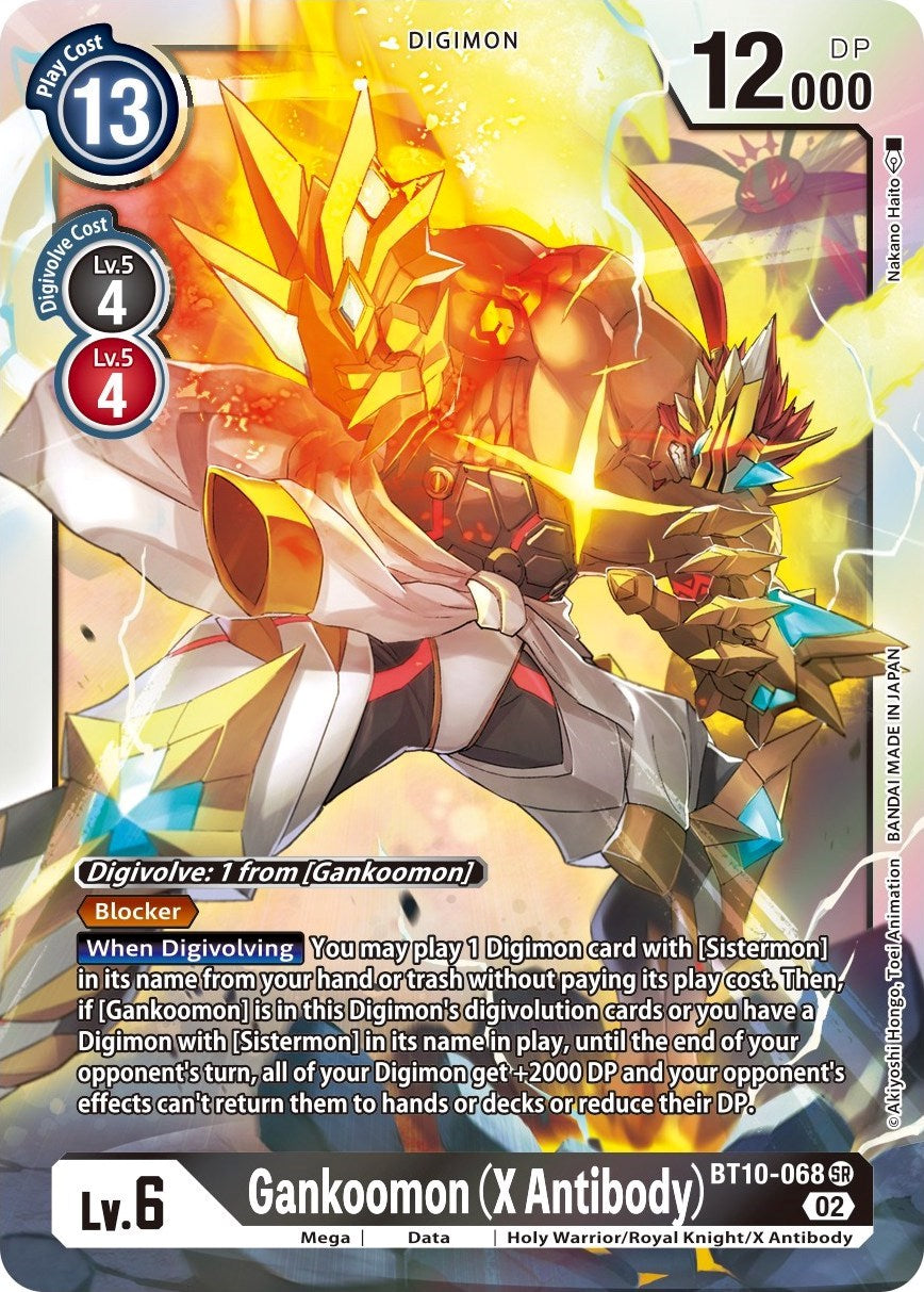 Gankoomon (X Antibody) [BT10-068] [Xros Encounter] | Tables and Towers