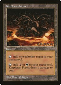 Karplusan Forest (Oversized) [Oversize Cards] | Tables and Towers