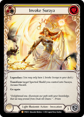 Invoke Suraya // Suraya, Archangel of Knowledge [DYN212] (Dynasty)  Rainbow Foil | Tables and Towers