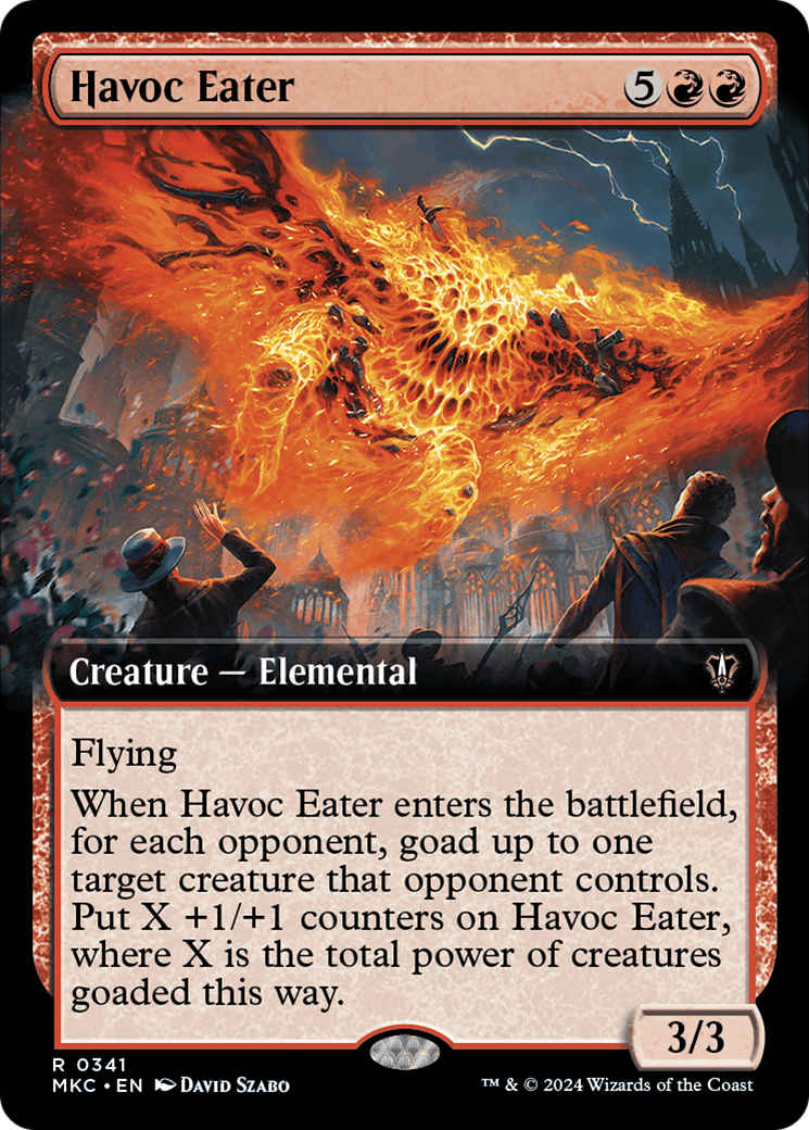 Havoc Eater (Extended Art) [Murders at Karlov Manor Commander] | Tables and Towers