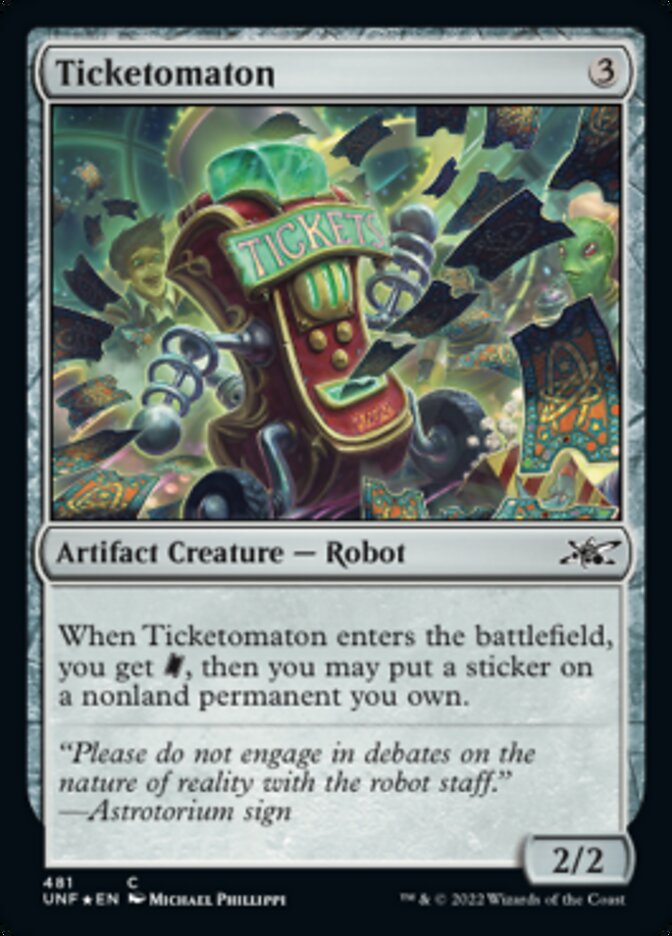 Ticketomaton (Galaxy Foil) [Unfinity] | Tables and Towers