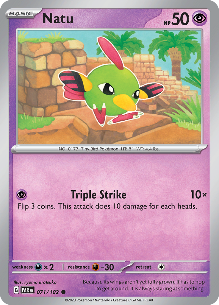 Natu (071/182) [Scarlet & Violet: Paradox Rift] | Tables and Towers