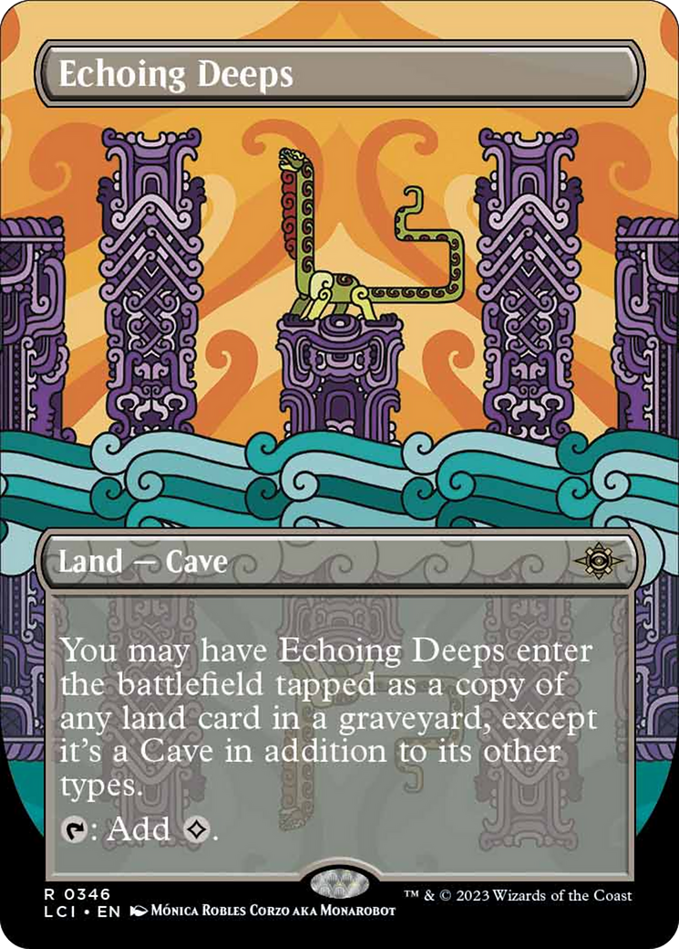 Echoing Deeps (Borderless) [The Lost Caverns of Ixalan] | Tables and Towers