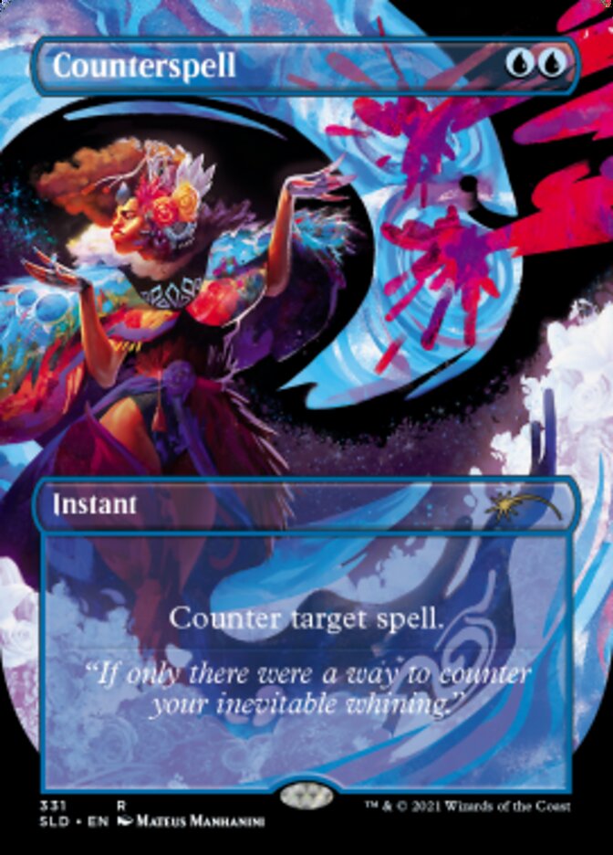 Counterspell (Borderless) [Secret Lair Drop Series] | Tables and Towers