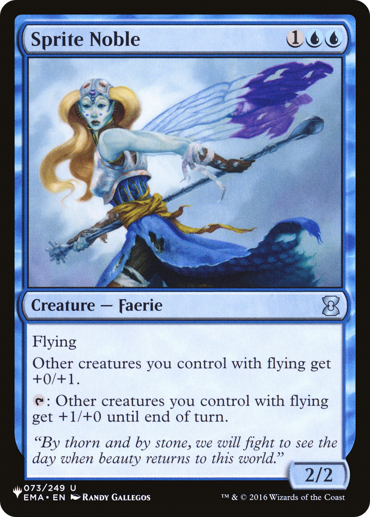 Sprite Noble [The List Reprints] | Tables and Towers