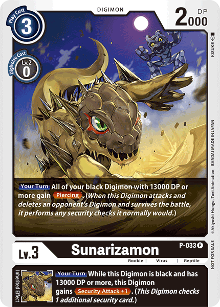 Sunarizamon [P-033] [Promotional Cards] | Tables and Towers