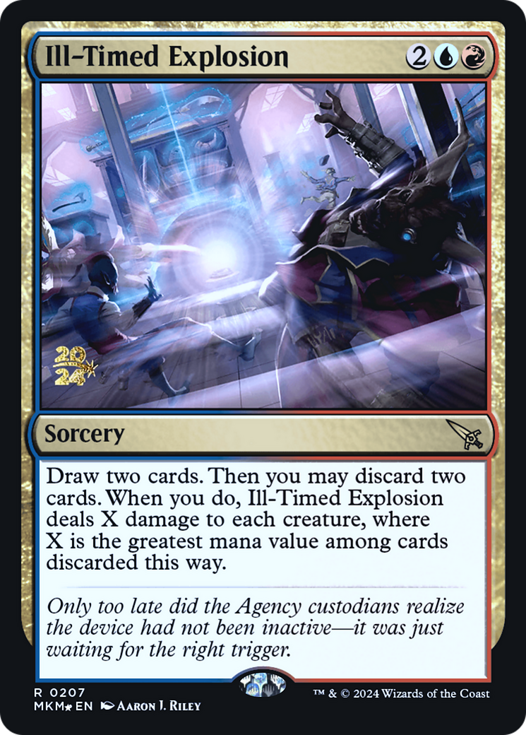 Ill-Timed Explosion [Murders at Karlov Manor Prerelease Promos] | Tables and Towers