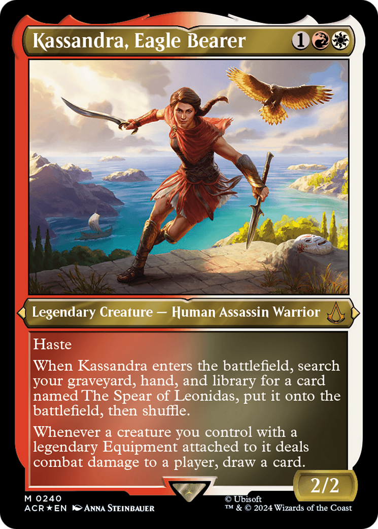 Kassandra, Eagle Bearer (Foil Etched) [Assassin's Creed] | Tables and Towers