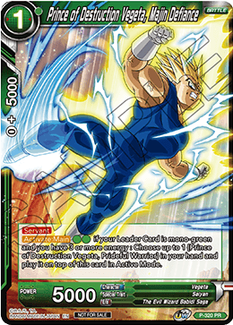 Prince of Destruction Vegeta, Majin Defiance (P-320) [Tournament Promotion Cards] | Tables and Towers