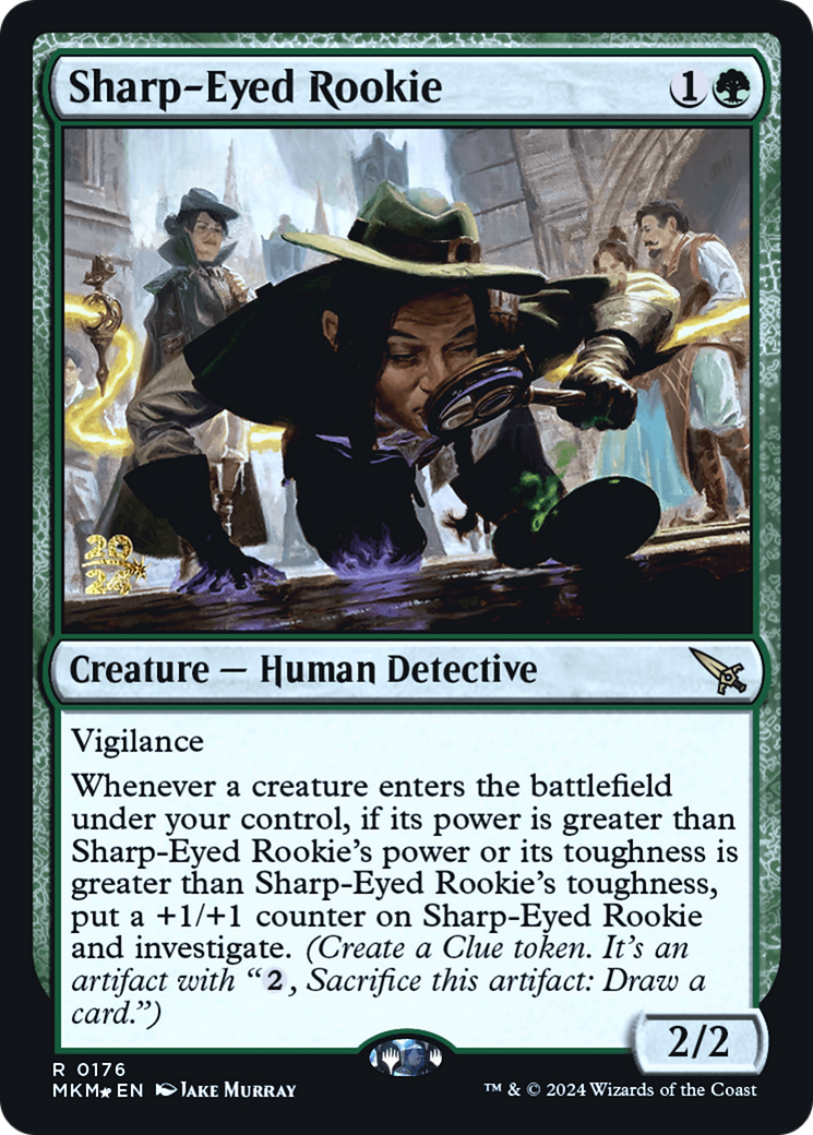 Sharp-Eyed Rookie [Murders at Karlov Manor Prerelease Promos] | Tables and Towers