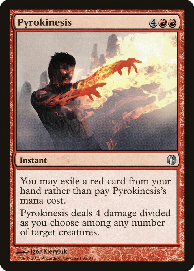 Pyrokinesis [Duel Decks: Heroes vs. Monsters] | Tables and Towers