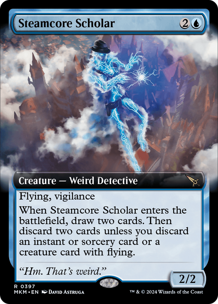 Steamcore Scholar (Extended Art) [Murders at Karlov Manor] | Tables and Towers