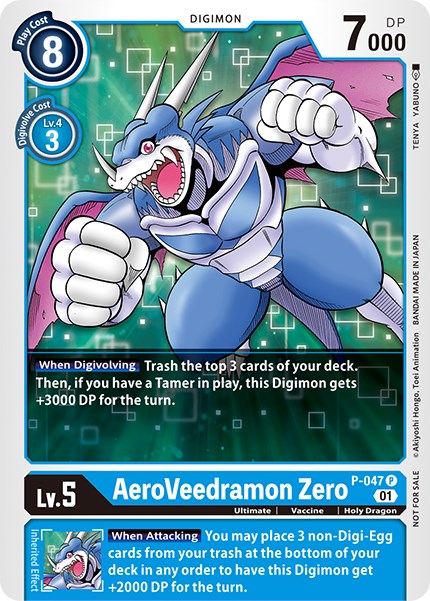 AeroVeedramon Zero [P-047] [Promotional Cards] | Tables and Towers