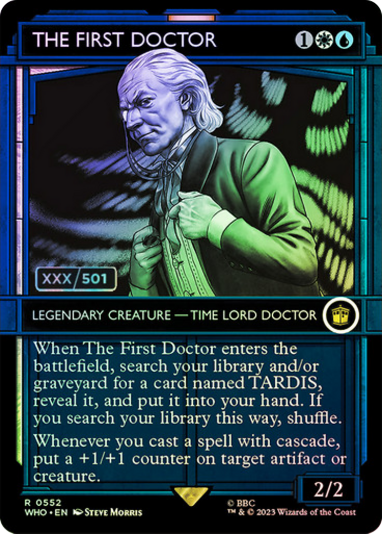 The First Doctor (Serial Numbered) [Doctor Who] | Tables and Towers